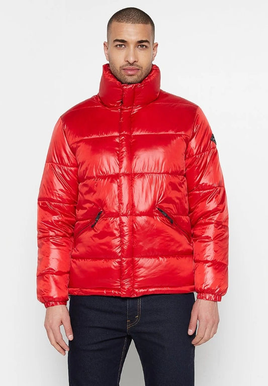 Geacă bărbați pufoasa – Dark Red