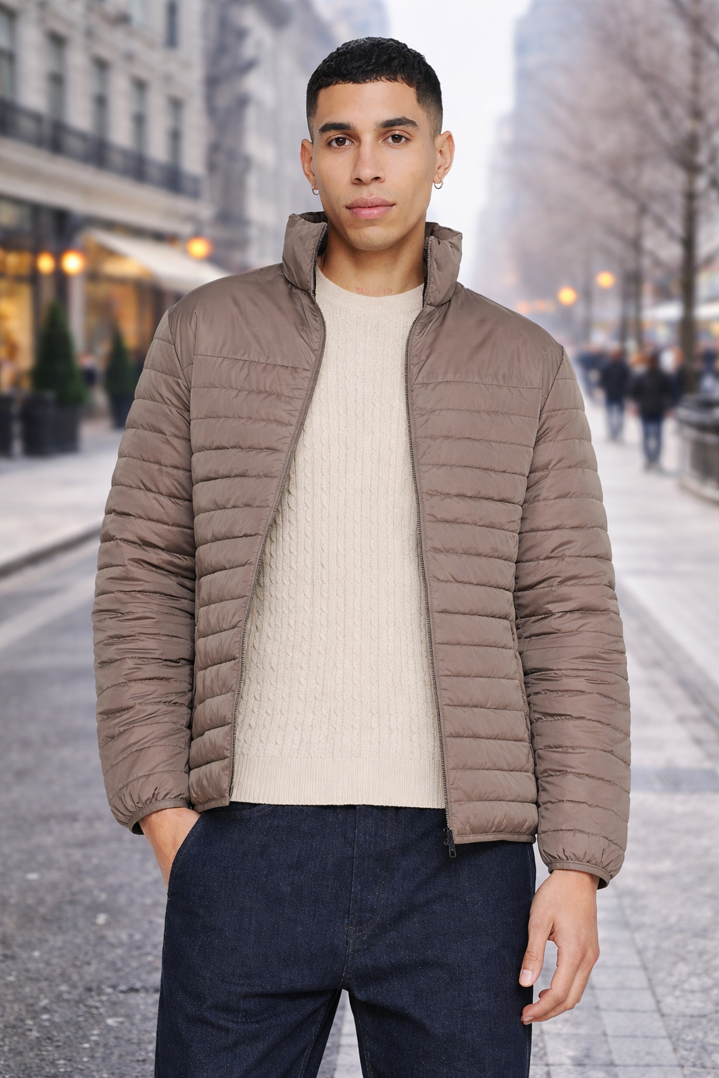 geaca matlasata barbati bej taupe
geaca barbati sezon rece culoare bej
geaca matlasata barbati vedere fata
geaca barbati casual iarna